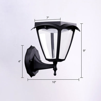 Floroux Lampadaire Solaire | Éclairage Extérieur LED | Alimenté par Solaire & Résistant aux Intempéries | Design Élégant
