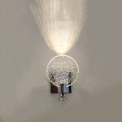 Floroux – LED Wall Light Crystal Nordic | Modern Design | Warm & White Light | Bubble Effect