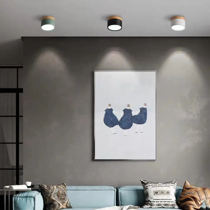 Floroux Cylindre LED Plafonniers pour Couloirs