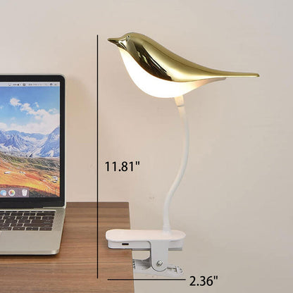 Floroux LED Table Lamp Nordic | USB Charge | Night Light with Bird Clip | Modern Design
