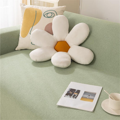 Couverture de canapé / canapé léger en chenille de couleur pure