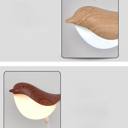 Floroux LED Table Lamp Nordic | USB Charge | Night Light with Bird Clip | Modern Design