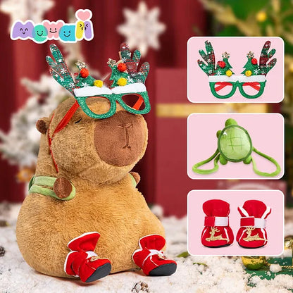 Floroux Capybara - Jouet en Peluche Douce pour des Moments de Câlins Infinis