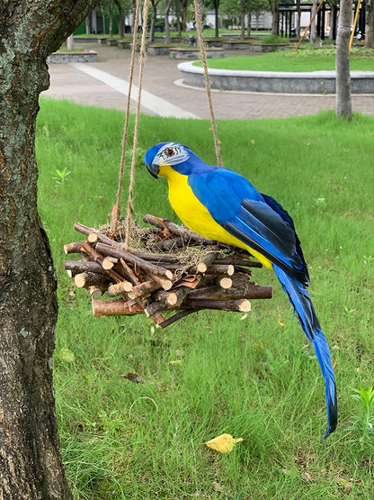 Floroux - Décoration de jardin perroquet