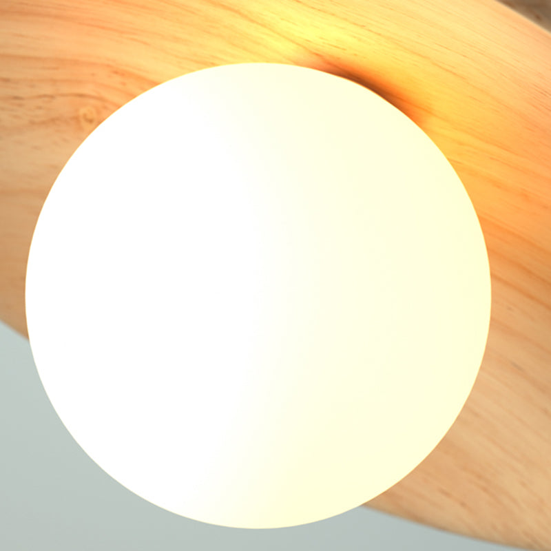 ElegantWood Light - Lampe de plafond en bois moderne pour hall