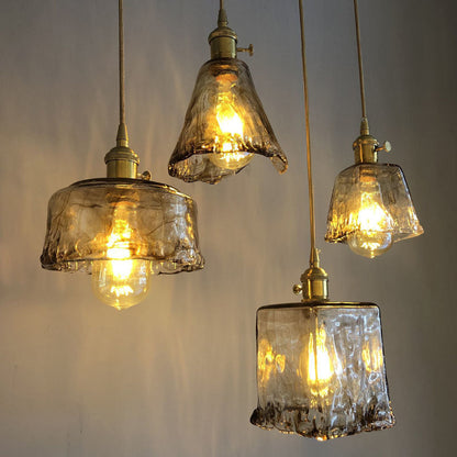 ÉclatOvale - Lampe de plafond avec prismes en cristal noir