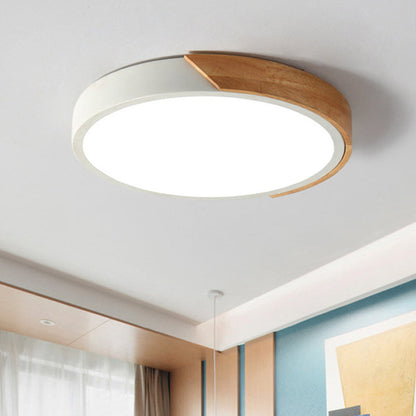 Floroux LED Plafonnier pour la chambre - Acrylique et métal Lampe encastrée ronde