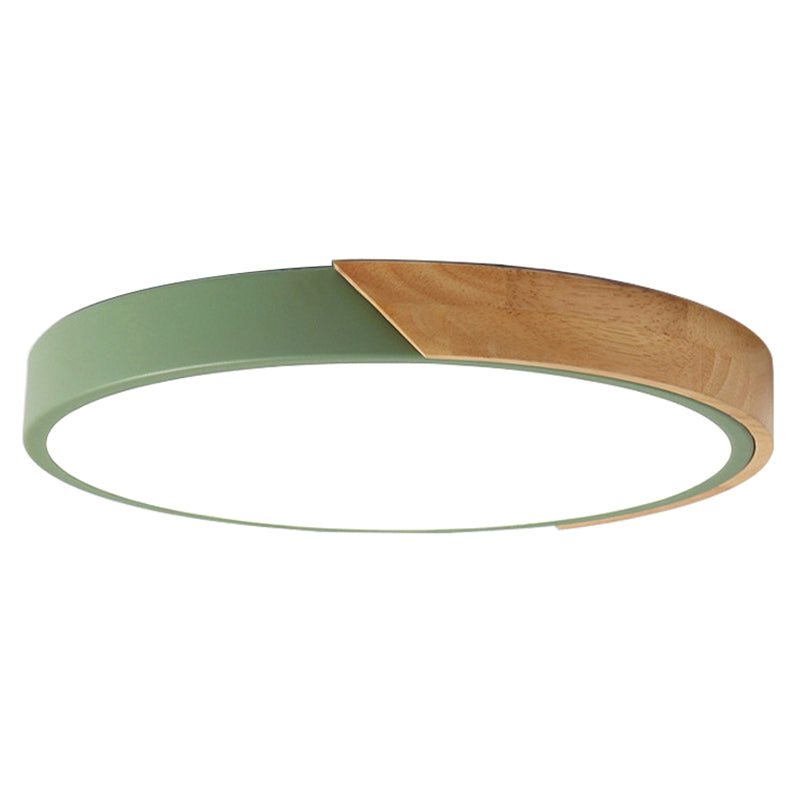 Floroux LED Plafonnier pour la chambre - Acrylique et métal Lampe encastrée ronde