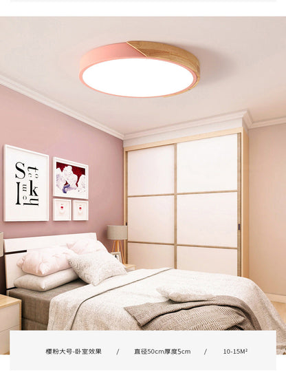 Floroux LED Plafonnier pour la chambre - Acrylique et métal Lampe encastrée ronde