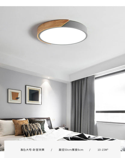 Floroux LED Plafonnier pour la chambre - Acrylique et métal Lampe encastrée ronde