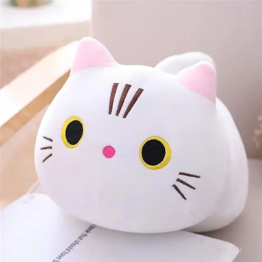 Floroux - Joli coussin en peluche pour enfants avec un design de chat