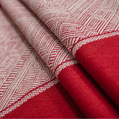 Napperon en jacquard géométrique carré