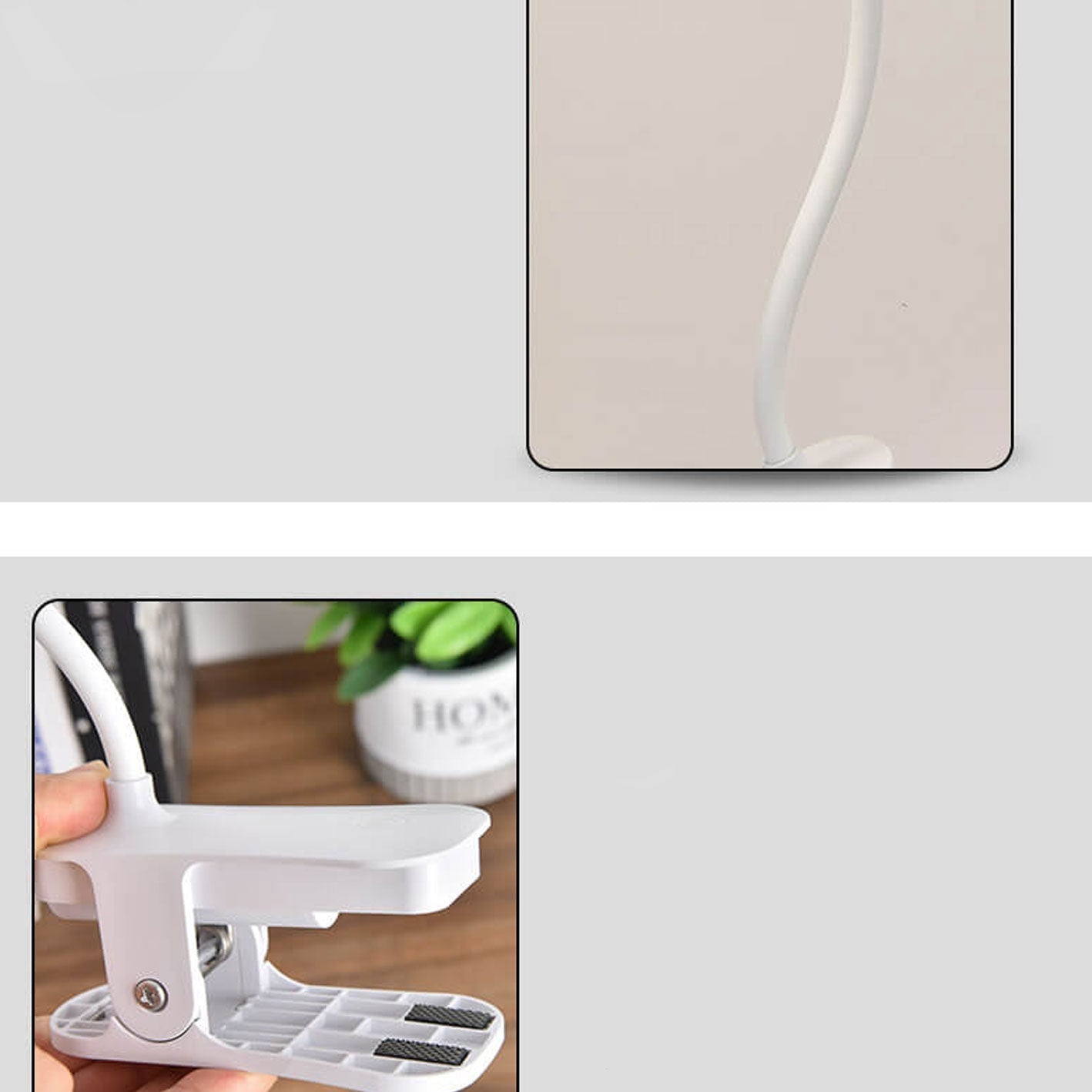 Floroux LED Table Lamp Nordic | USB Charge | Night Light with Bird Clip | Modern Design