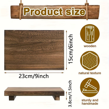 Élégance rustique - Plateau de lavabo en bois fait à la main