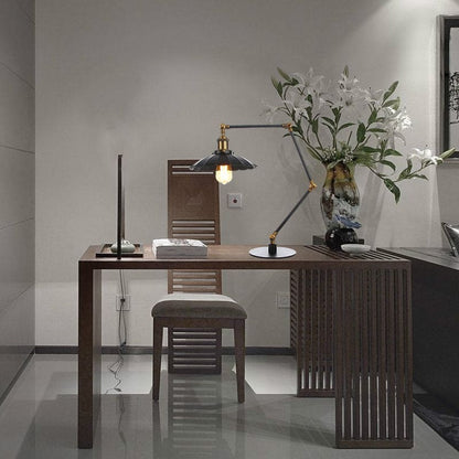 Floroux Glamour | Lampe de Table Métallique Sculpturale au Style Rétro