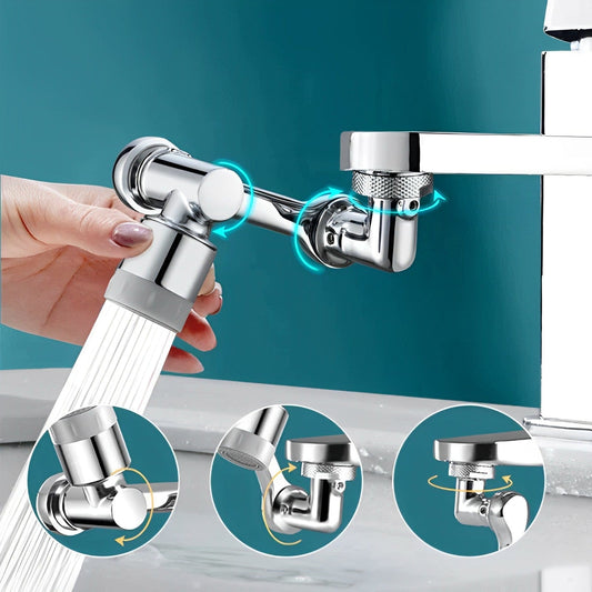 Extension de robinet tournante pour un nettoyage facile