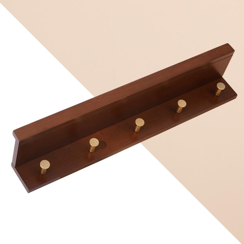 Étagère murale Huxley avec crochets dorés