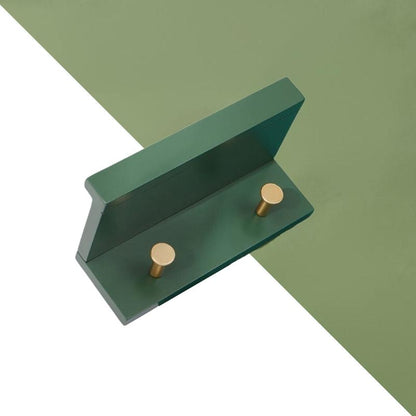 Étagère murale Huxley avec crochets dorés