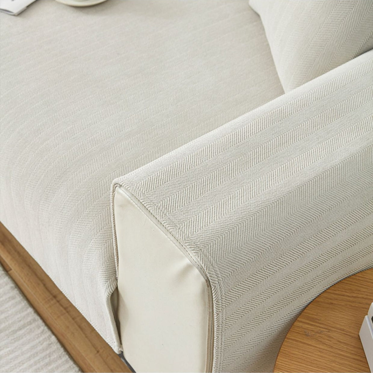 Coussin de canapé antidérapant Herringbone Housse de canapé