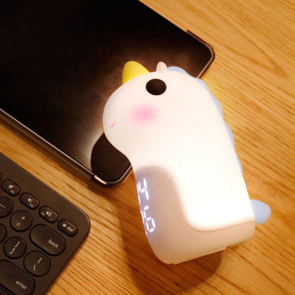 Minuterie de nuit licorne avec réveil