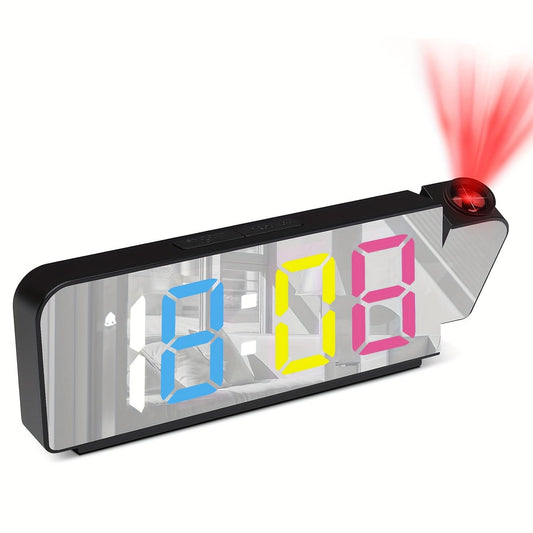 ProjectTime – Réveil LED numérique élégant avec miroir
