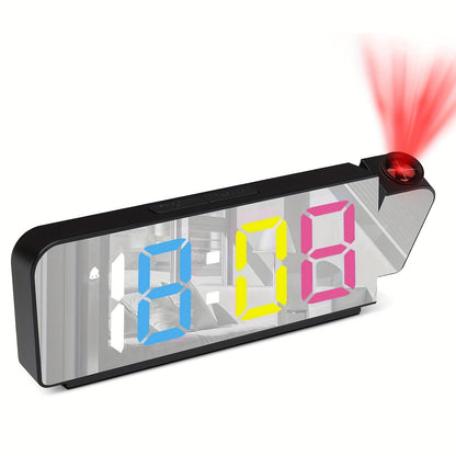 ProjectTime – Réveil LED numérique élégant avec miroir
