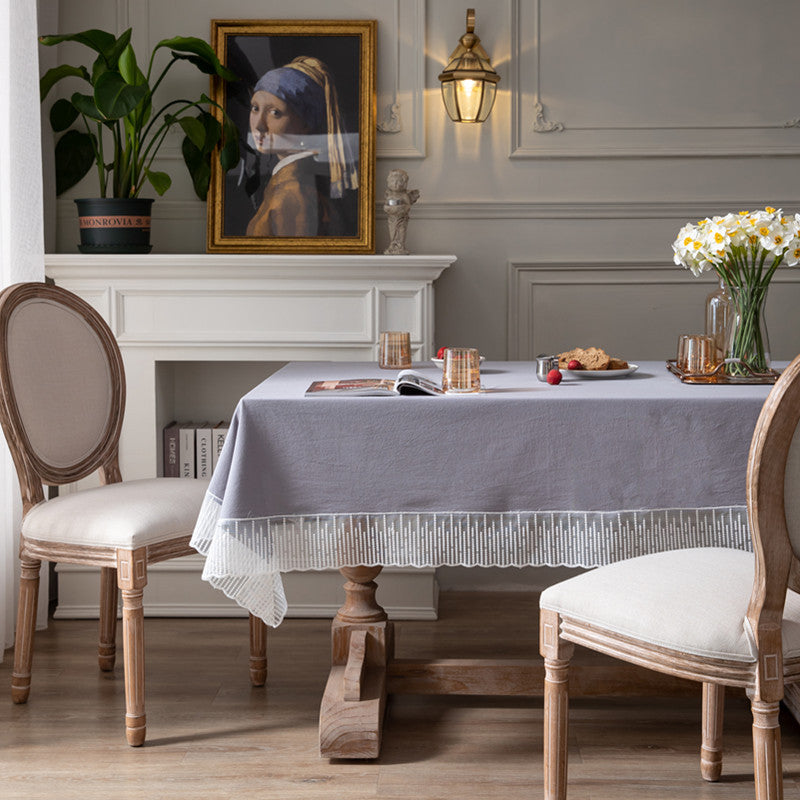 Belle nappe en dentelle solide pluie de météorites