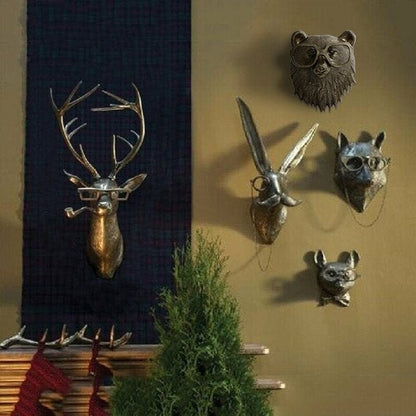 Animal Head Wall Decoration Floroux | Handmade | Unique Home Decor | Nature-Inspired Appearance