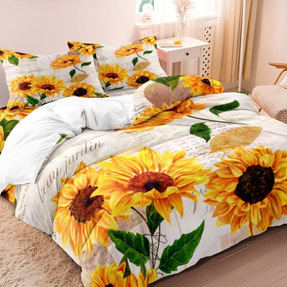 Douillette Douce Tournesol – Renouvellement Naturel de Chambre à Coucher