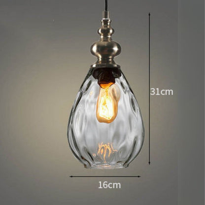 Floroux - Petit lustre en cristal en verre