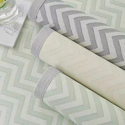 Couverture Refroidissante Zig Zag Coussin Protection de Canapé Housse de Canapé