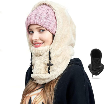 FrostGuard 3-en-1 Bonnet d'Hiver – Chaud & Coupe-Vent
