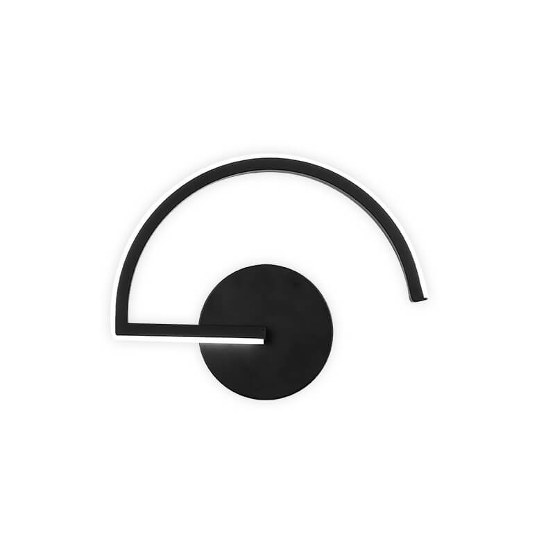 Applique LED Curves Line moderne minimaliste avec 1 lumière