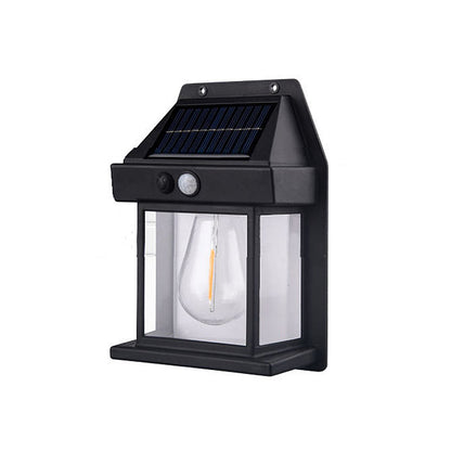 Floroux – Lampe extérieure en tungstène fonctionnant à l'énergie solaire
