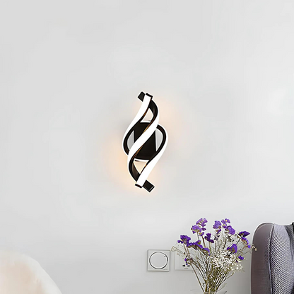 Floroux - Applique murale LED élégante au design en spirale