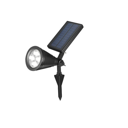 Floroux Solar LED Projecteur de jardin | Étanche | Solaire | Lumière chaude & froide