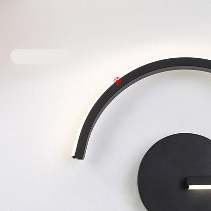 Applique LED Curves Line moderne minimaliste avec 1 lumière