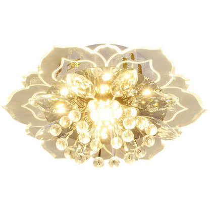 Floroux LED Crystal Ceiling Light | Flower Shape | Modern Design | Energy Saving | Decorative Lighting
