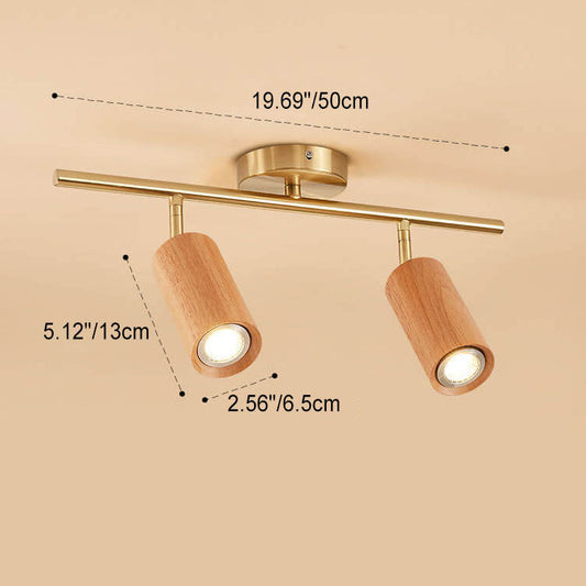 Floroux Design Nordique LED Plafonnier | Design en Bois Minimaliste | Économe en Énergie | Ambiance de Vie Moderne
