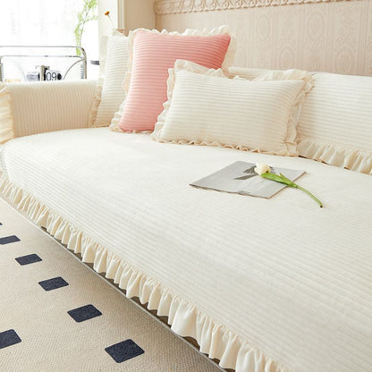 Couvre-coussin en velours pour canapé Loving