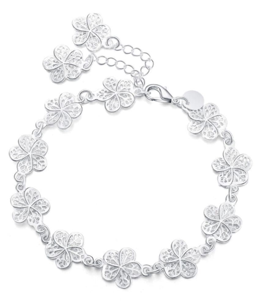 Bracelet en filigrane argent élégant avec des maillons uniques