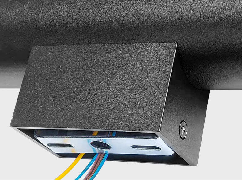 Floroux Applique Murale en Aluminium Cylindrique | 2 ampoules | Design Moderne | Intérieur & Extérieur