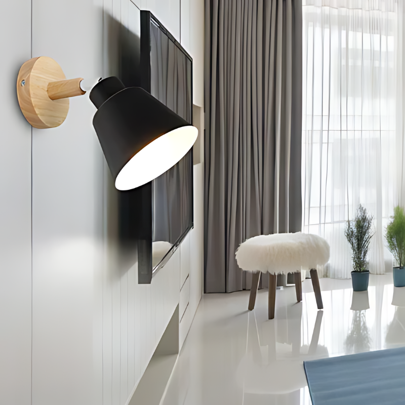 Floroux - Applique murale LED élégante au style nordique pour des espaces de vie confortables