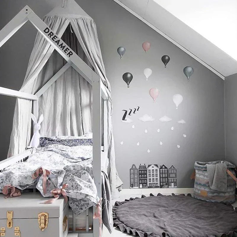 CozyCotton Tapis Rond – Tapis de Jeu et de Rampement Doux