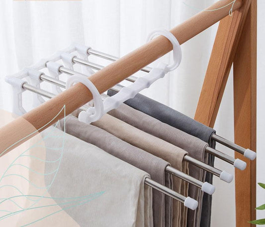 Cintre à pantalons multifonctionnel
