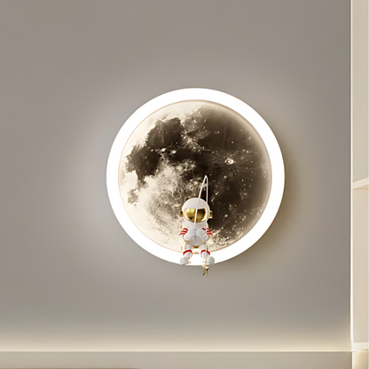 Floroux - Lampe murale LED d'astronaute fascinante pour soirées romantiques