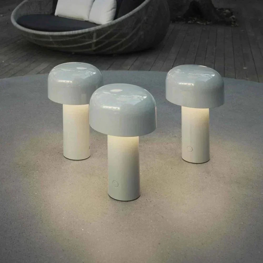 Lampe de lanterne sans fil LED champignon