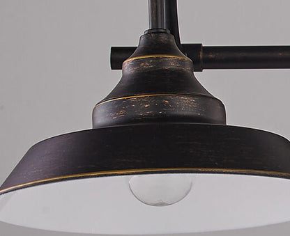 Floroux Applique Murale Industrielle Vintage | Design en Fer | 1/2-flamme | Ambiance Rustique