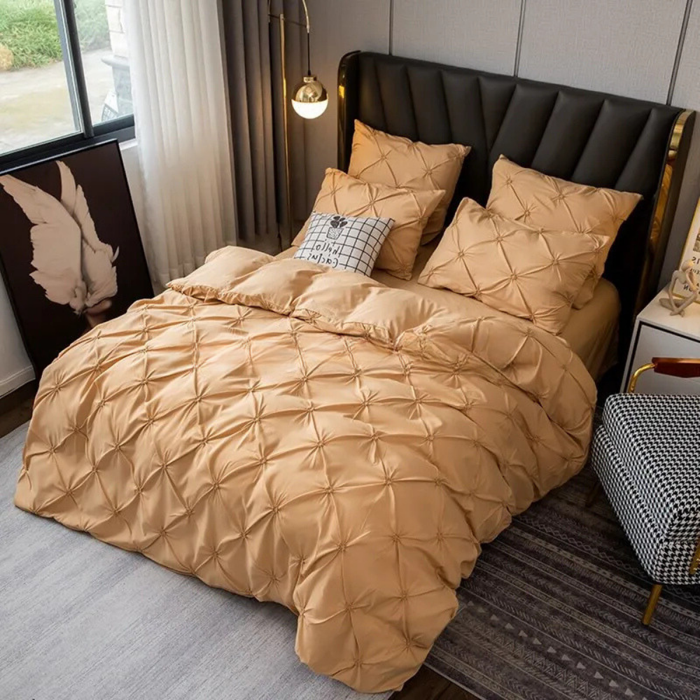 Floroux - Ensemble de literie trois pièces de haute qualité pour un sommeil stylé