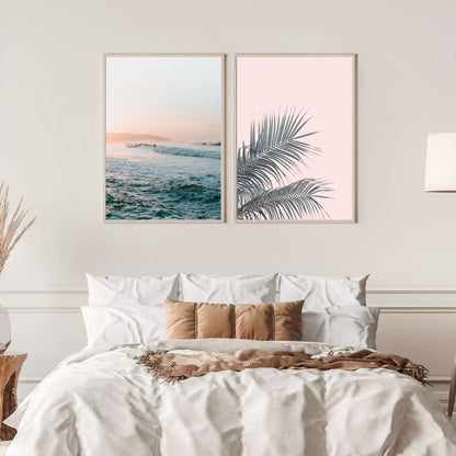 Floroux Canvas Ensemble 2 Pieces | Beach and Ocean Design | Wall Decoration for the Home | Timeless Elegance